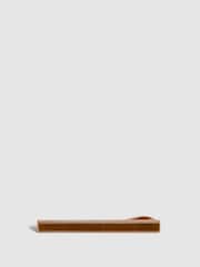 Reiss Rose Gold Ardley Stone Insert Tie Bar - Image 1 of 4