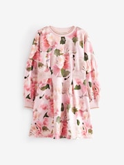 Hellpink - Baker by Ted Baker Geblümtes Sweat-Kleid - Bild 10 von 13