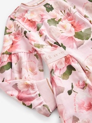 Hellpink - Baker by Ted Baker Geblümtes Sweat-Kleid - Bild 12 von 13