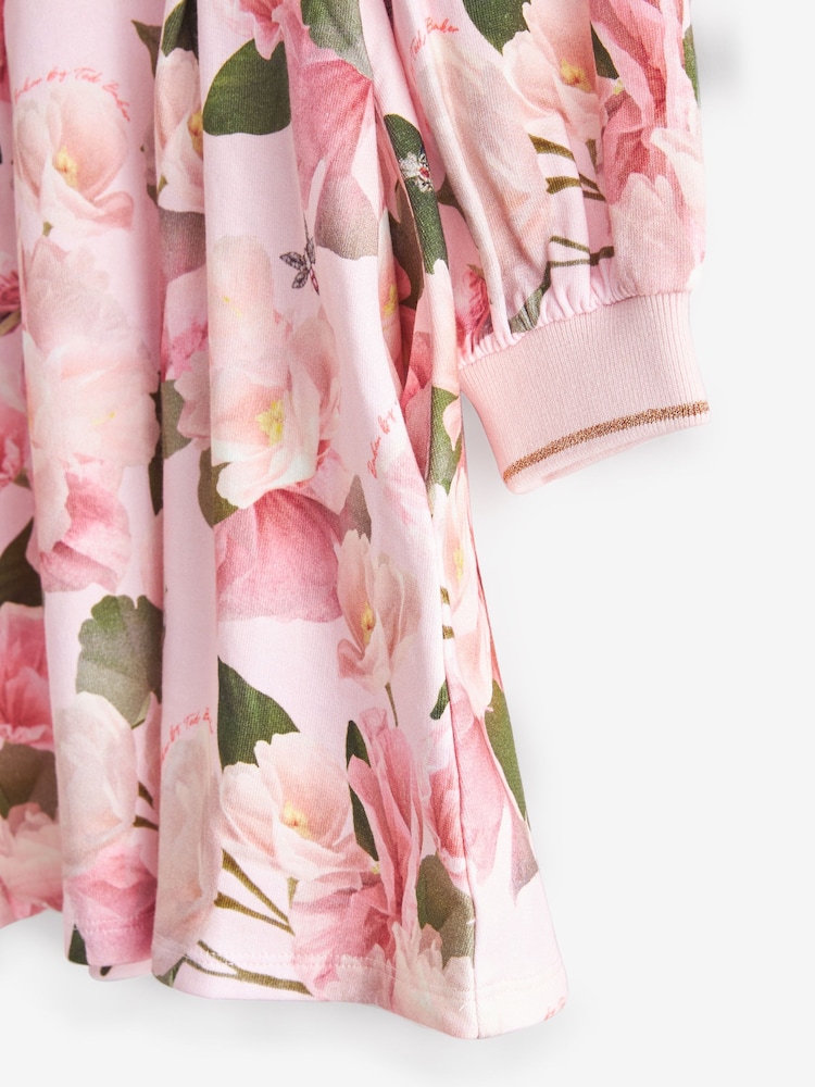 Hellpink - Baker by Ted Baker Geblümtes Sweat-Kleid - Bild 13 von 13 Hellpink - Baker by Ted Baker Geblümtes Sweat-Kleid - Bild 13 von 13