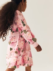 Hellpink - Baker by Ted Baker Geblümtes Sweat-Kleid - Bild 8 von 13