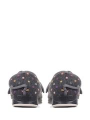 Pavers Grey Touch Fastening Full Slippers - Image 3 of 5