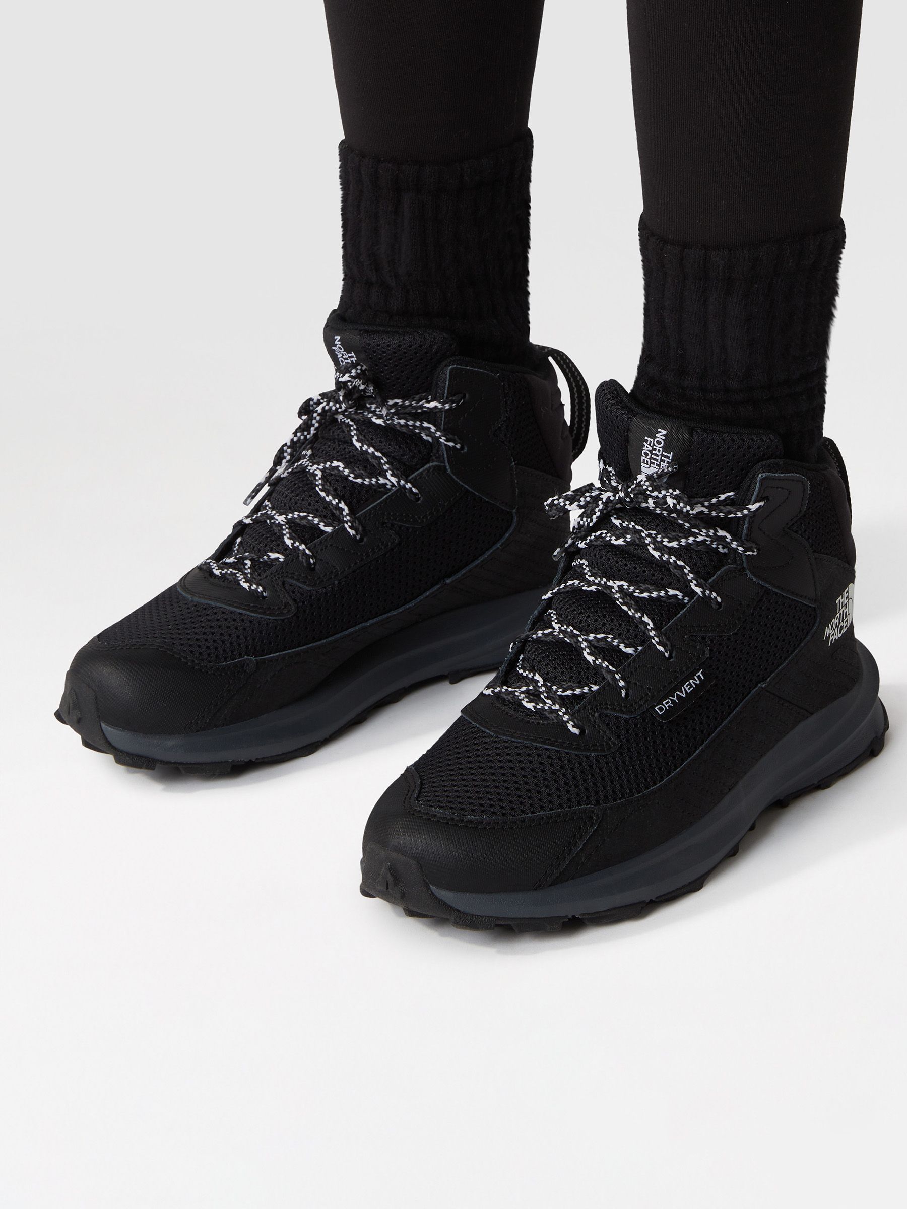 Buy The North Face Black Fastpack Kids Hiker Mid WP Boots from