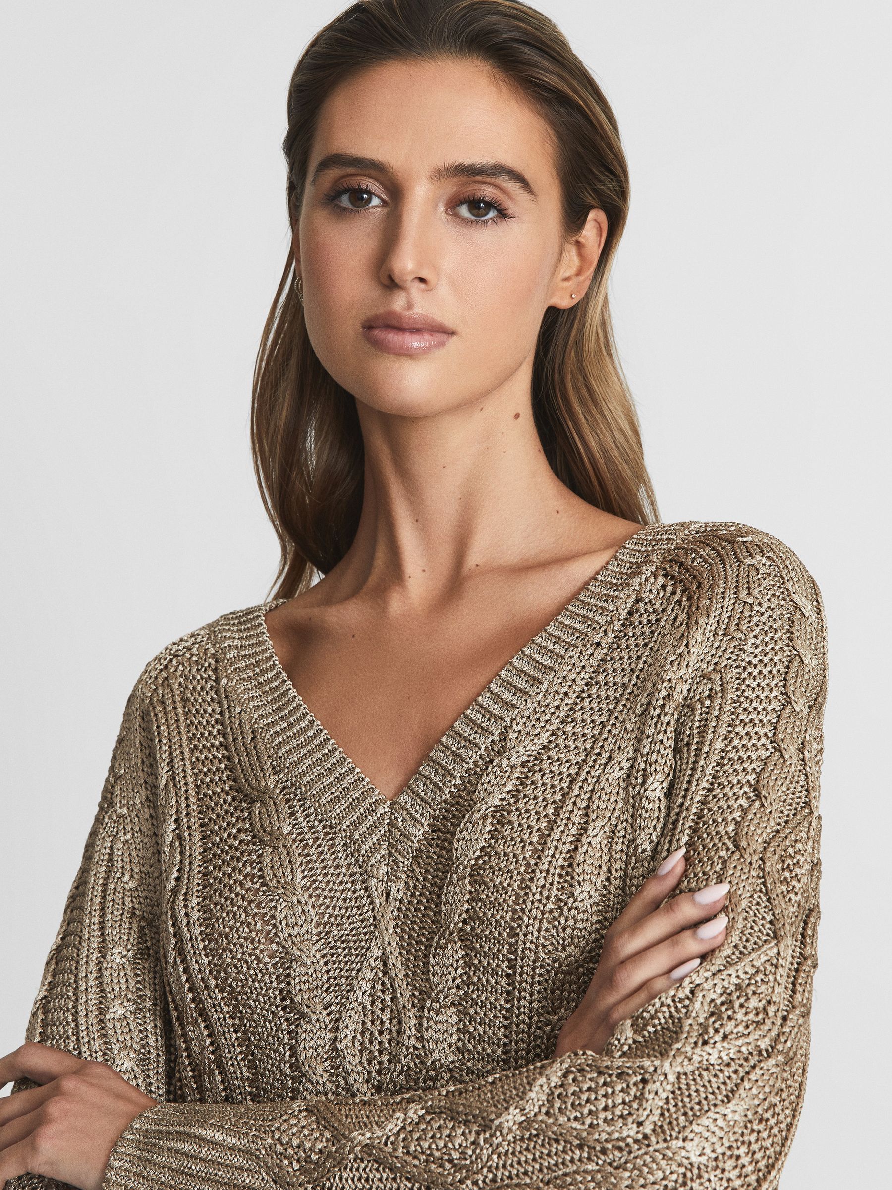 Jumper tubular V neck | Gaudì