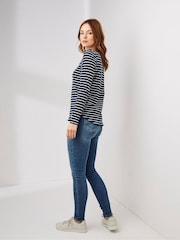 FatFace Breton Navy Blue T-Shirt - Image 3 of 5