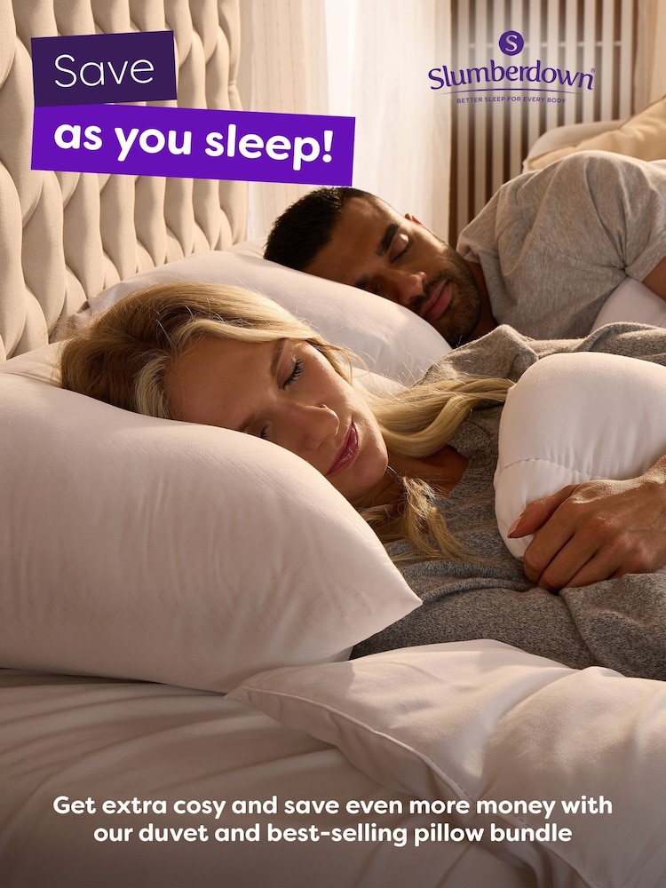 Buy Slumberdown Chilly Nights 15 tog Winter White Duvet from the