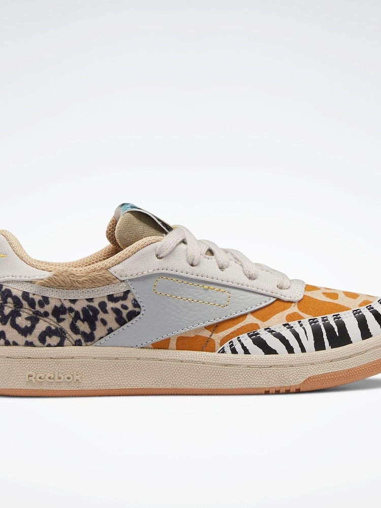 Reebok National Geographic Club C Brown Trainers - Image 1 of 5