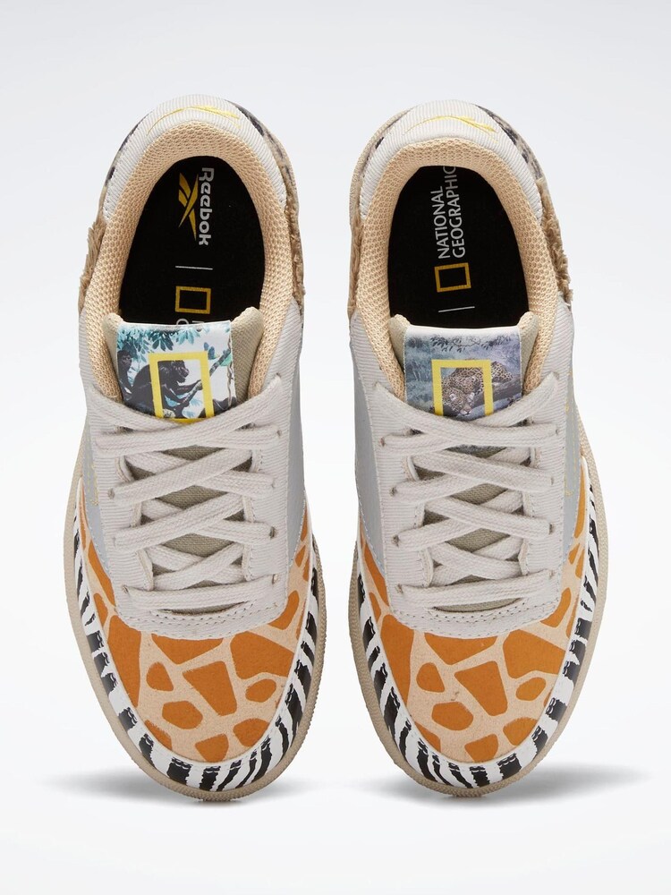 Reebok National Geographic Club C Brown Trainers - Image 5 of 5