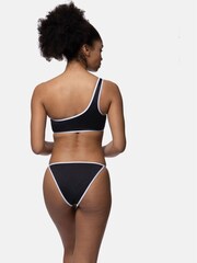 Dorina Bandol Black Eco Light Padded One Shoulder Bikini Top - Image 9 of 18