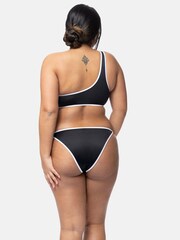Dorina Bandol Black Eco Light Padded One Shoulder Bikini Top - Image 2 of 18