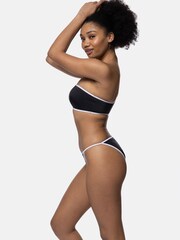 Dorina Bandol Black Eco Light Padded One Shoulder Bikini Top - Image 17 of 18