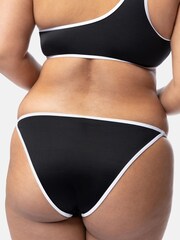 Dorina Bandol Black Eco Light Padded One Shoulder Bikini Top - Image 5 of 18