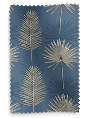 Ink Blue Sellus Made To Measure Roman 100% Cotton Blind - Image 6 of 6