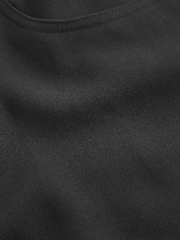 Black Super Skinny Fit Machine Washable Plain Front Smart Trousers - Image 8 of 8