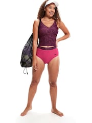 Speedo Pink Evie Printed Shaping Tankini - Image 4 of 8