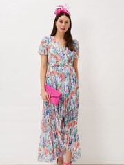 Phase Eight Pink Cleo Floral Midaxi Dress - Image 3 of 8