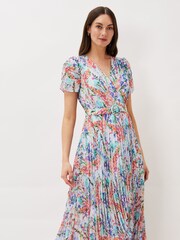 Phase Eight Pink Cleo Floral Midaxi Dress - Image 5 of 8