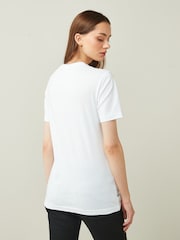 Calvin Klein Jeans Slim 100% Cotton Institutional Black Logo T-Shirt - Image 2 of 4