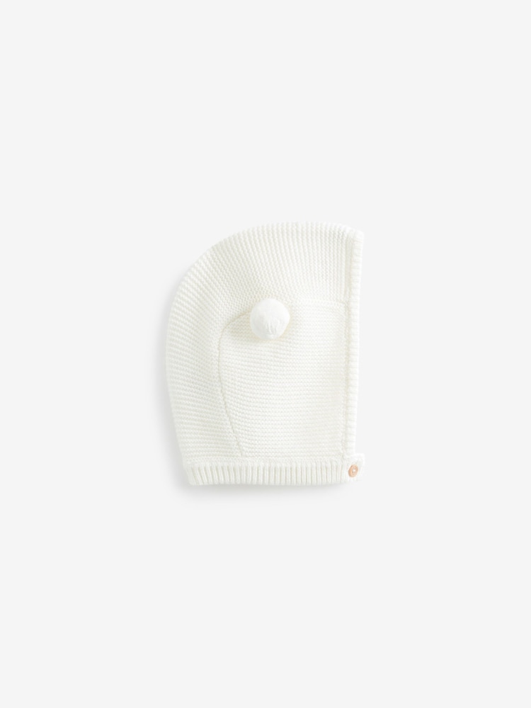 The White Company Organic Cotton Knitted White Gift Set - Image 2 of 3