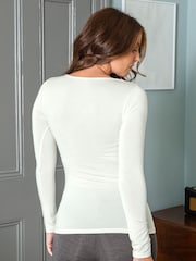 Pour Moi Off White Round Neck Round Neck - Image 3 of 5