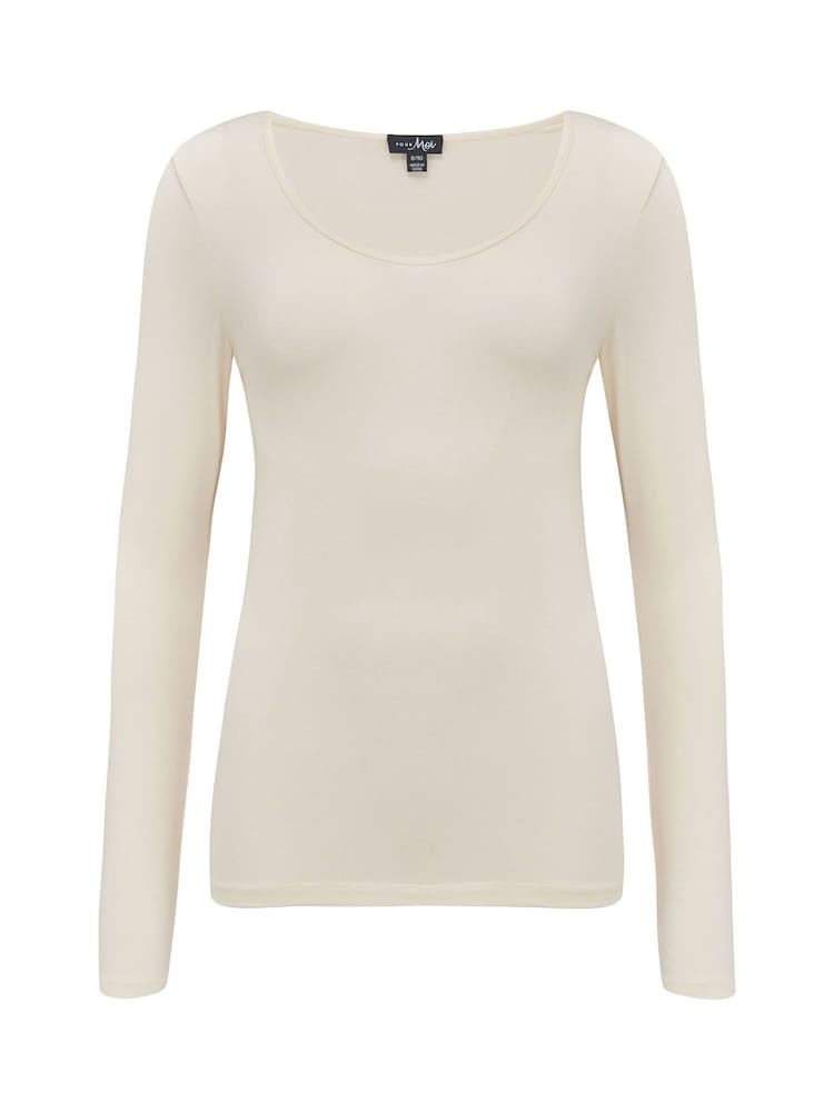 Pour Moi Off White Round Neck Round Neck - Image 5 of 5