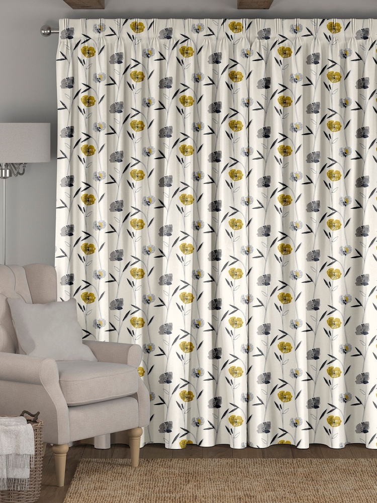 Yellow Hetty Made To Measure Curtains - Image 2 of 9 Yellow Hetty Made To Measure Curtains - Image 2 of 9