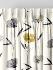 Yellow Hetty Made To Measure 100% Cotton Curtains - Image 5 of 9