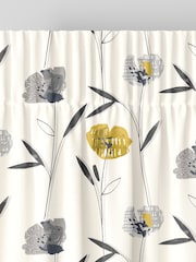 Yellow Hetty Made To Measure 100% Cotton Curtains - Image 6 of 9