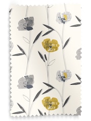 Yellow Hetty Made To Measure 100% Cotton Curtains - Image 9 of 9
