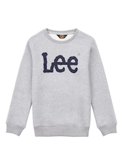 Lee Grey Boys Crew Neck Sweatshirt - Image 1 of 3