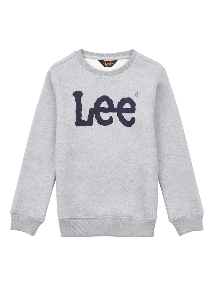 Lee Grey Boys Crew Neck Sweatshirt - Image 1 of 3