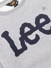 Lee Grey Boys Crew Neck Sweatshirt - Image 3 of 3