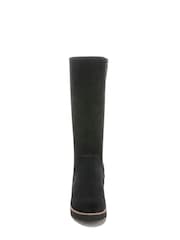 Vionic Gwen Black Waterproof Suede Knee Length Boots - Image 4 of 7