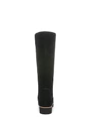 Vionic Gwen Black Waterproof Suede Knee Length Boots - Image 5 of 7