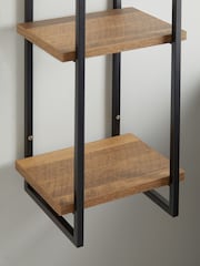 Dark Bronx Narrow 5 Tier Wall Shelves - Image 3 of 6