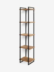 Dark Bronx Narrow 5 Tier Wall Shelves - Image 5 of 6