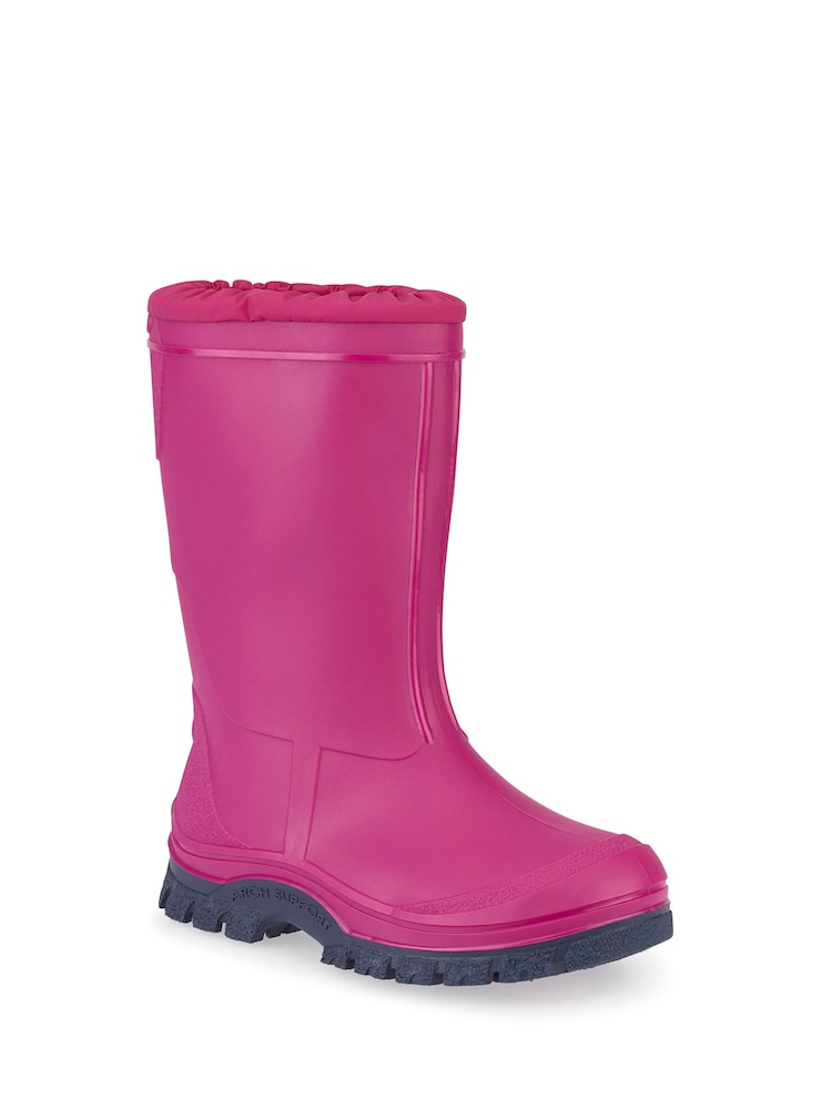Start Rite Pink Mudbuster Fleece Lined Warm Cosy Wellies - Image 2 of 6 Start Rite Pink Mudbuster Fleece Lined Warm Cosy Wellies - Image 2 of 6