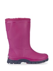 Start Rite Pink Mudbuster Fleece Lined Warm Cosy Wellies - Image 3 of 6