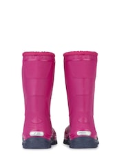 Start Rite Pink Mudbuster Fleece Lined Warm Cosy Wellies - Image 4 of 6