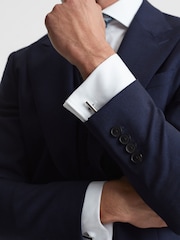 Reiss Silver Blake Bar Cufflinks - Image 2 of 5
