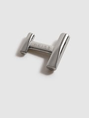 Reiss Silver Blake Bar Cufflinks - Image 4 of 5
