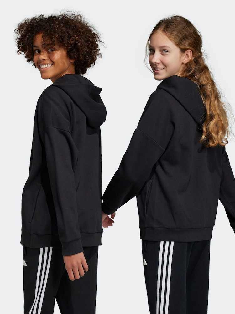 adidas Black Sportswear Future Icons Logo Hoodie - Image 2 of 7