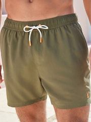 Khaki Green Swim Shorts - Image 2 of 4