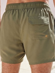 Khaki Green Swim Shorts - Image 3 of 4