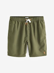 Khaki Green Swim Shorts - Image 4 of 4