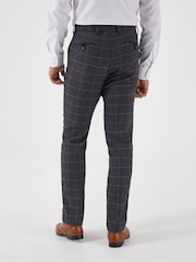 Skopes Grey Doyle Tweed Tailored Wool Blend Suit: Trousers - Image 2 of 4