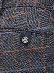 Skopes Grey Doyle Tweed Tailored Wool Blend Suit: Trousers - Image 4 of 4