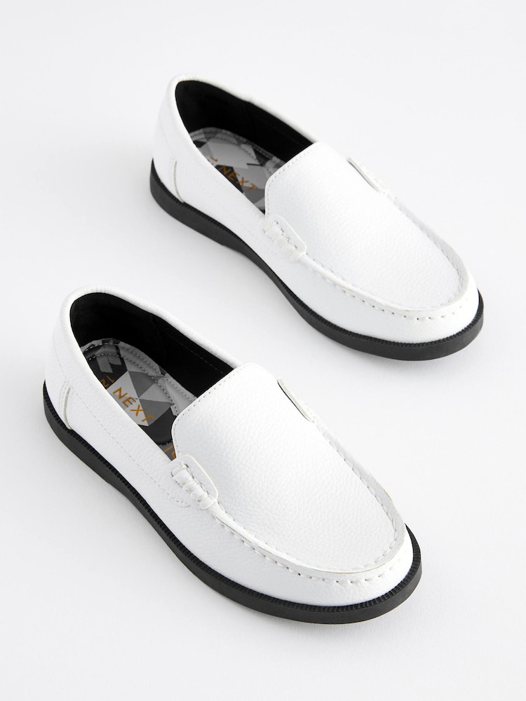 White Loafers - Image 1 of 6 White Loafers - Image 1 of 6