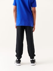 adidas Black Regular Fit Sportswear Essentials Big Logo Cotton Joggers - Image 3 of 6