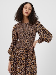 French Connection Blue Berrit Colette Crepe Dress - Image 1 of 5